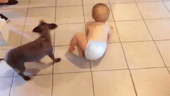 这样走来真的快呢儿童gif搞笑图片