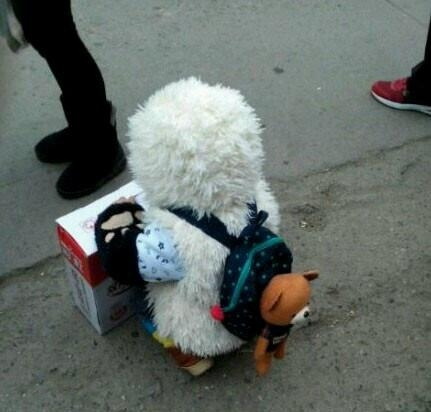 二货爸妈的化妆术儿童gif搞笑图片