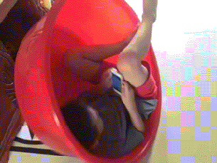 熊孩子一个暑假什么都没学会，却学会了这么一门绝技儿童gif搞笑图片