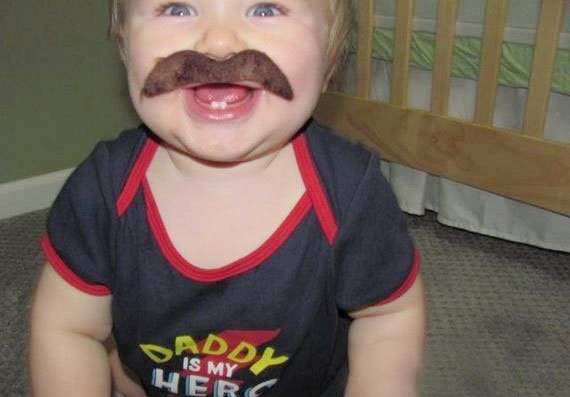 大胡子儿童gif搞笑图片