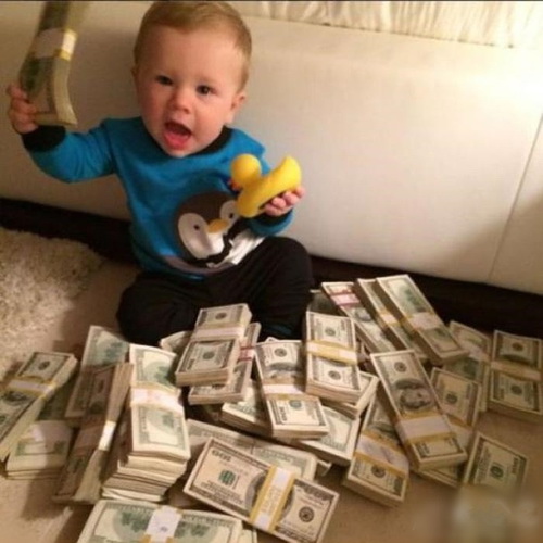 真正的富二代是这样子的儿童gif搞笑图片