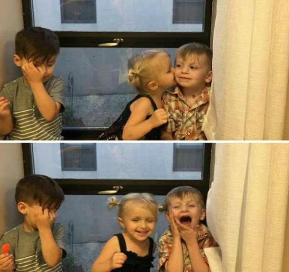 心碎的感觉儿童gif搞笑图片