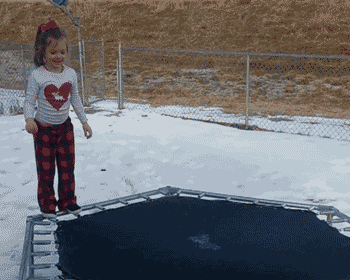 谁知道还有层冰……儿童gif搞笑图片