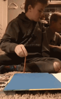 自己都佩服自己吧儿童gif搞笑图片