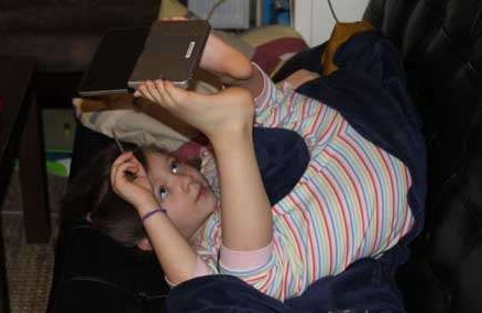 有宅女的潜质儿童gif搞笑图片