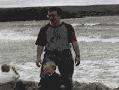 粑粑我要去泡妹子，别拦着我儿童gif搞笑图片