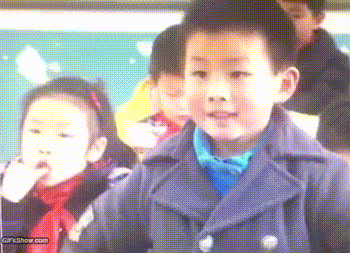 没毛病！！！儿童gif搞笑图片