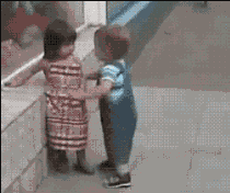 想泡我，滚远点儿童gif搞笑图片