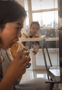 你在吃啥，给我看看儿童gif搞笑图片