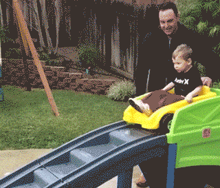 爸爸带熊孩子的搞笑gif动图儿童gif搞笑图片