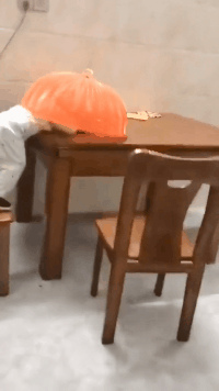 孩子你进步了，学会偷吃了儿童gif搞笑图片