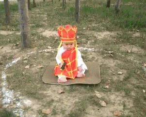 小师傅，你们家悟空呢儿童gif搞笑图片