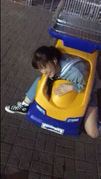 叫你皮，自己多大心里没点数儿童gif搞笑图片