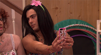 拍下美美的自己gif动态gif搞笑图片