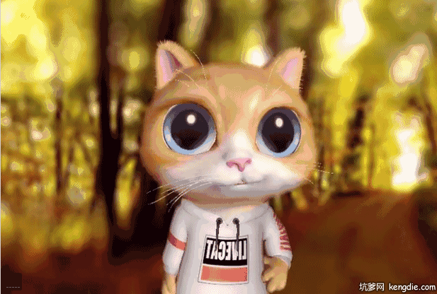 大眼睛卡通猫咪左右看gif动态图片gif动态gif搞笑图片