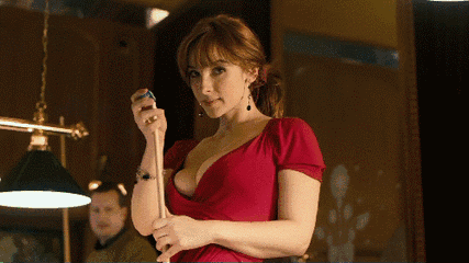 大胸性感美女打台球gif动态图gif动态gif搞笑图片