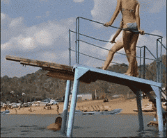 美女跳水失误搞笑gif动态图gif动态gif搞笑图片