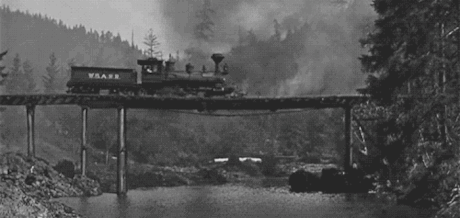 吊桥断裂瞬间的动图gif动态gif搞笑图片