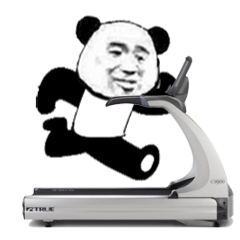 卡通跑步机的动态图gif动态gif搞笑图片