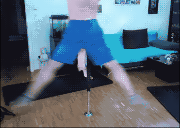 猫跳钢管舞的动态图gif动态gif搞笑图片