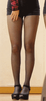 韩国美女性感高跟鞋黑丝长腿诱惑动图gif动态gif搞笑图片