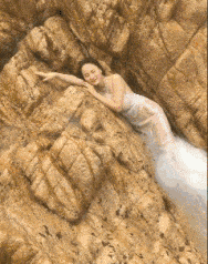 性感美女新娘拍婚纱照的动图gif动态gif搞笑图片