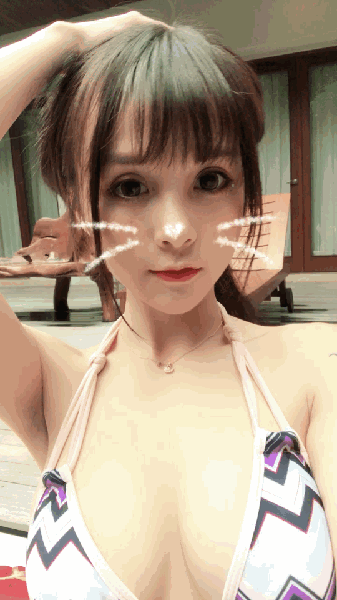 比基尼美女萝莉自拍卖萌的动态图gif动态gif搞笑图片