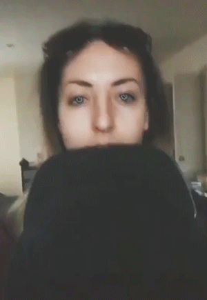 欧美性感美女耍帅戴墨镜GIF动图gif动态gif搞笑图片