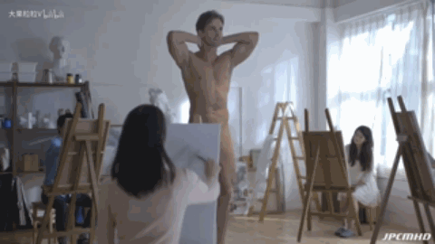 艺术生画画的搞笑内涵GIF动图gif动态gif搞笑图片