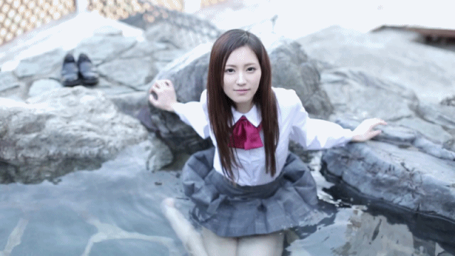 性感美女白衬衫制服水下湿身诱惑GIF动态图gif动态gif搞笑图片