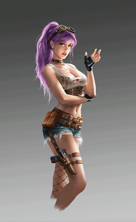 性感动漫美女大胸诱惑GIF动图gif动态gif搞笑图片