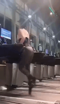 性感美女健身房运动GIF动态图gif动态gif搞笑图片