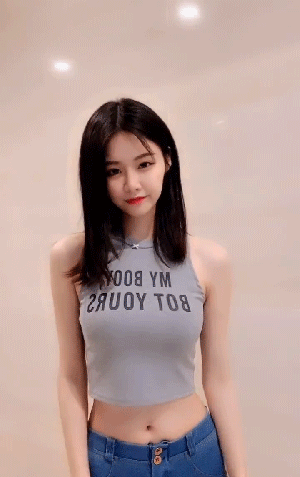 气质性感美女扭腰撩头发诱惑GIF动图gif动态gif搞笑图片