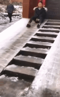 冬天孩子们的快乐gif动态gif搞笑图片