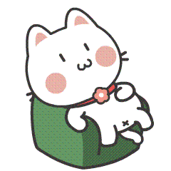 舒服的猫简笔画gif搞笑图片