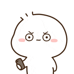 歪？二傻子在吗？简笔画gif搞笑图片