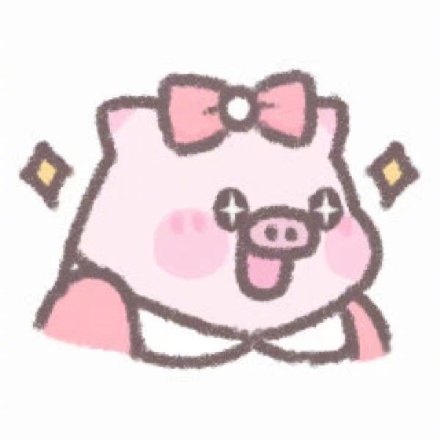卡通猪噜噜6简笔画gif搞笑图片