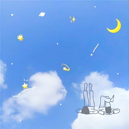 蓝天白云简笔画图片大全唯美创意简笔画gif搞笑图片