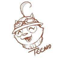 英雄联盟_高清提莫 简笔画简笔画gif搞笑图片