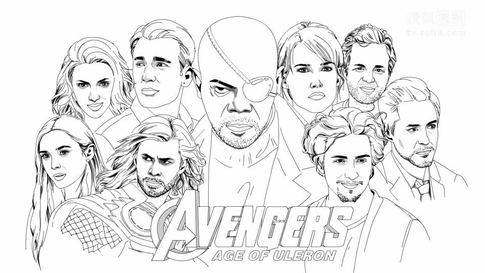 复仇者联盟_简笔画简笔画gif搞笑图片