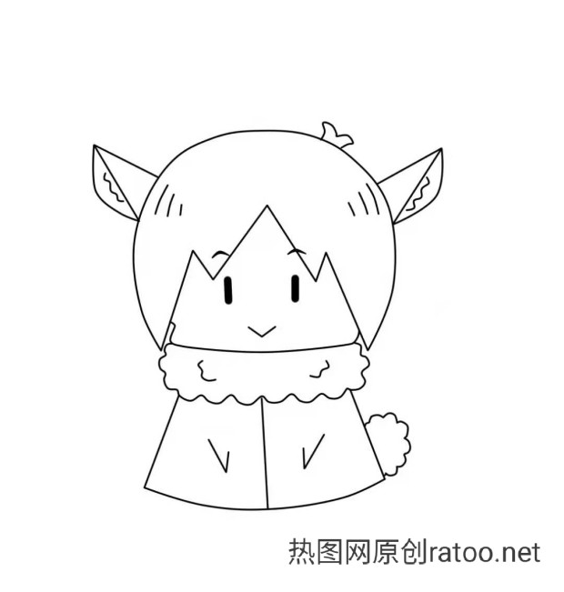 热图网原创简笔画简笔画gif搞笑图片