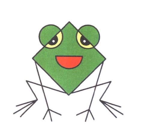 青蛙的画法儿童简笔画简笔画gif搞笑图片