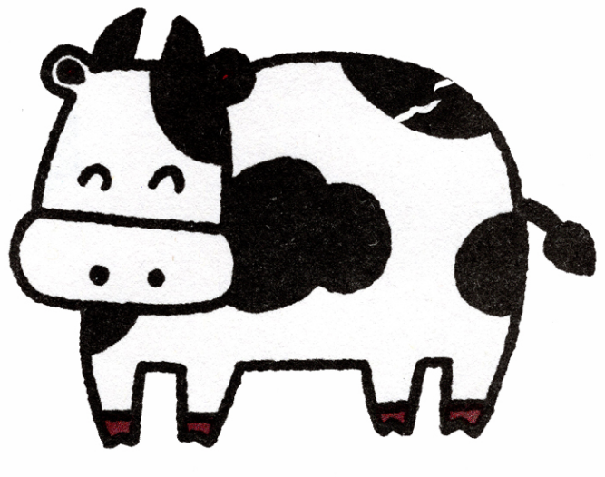 奶牛卡通动漫动物简笔画步骤画法简笔画gif搞笑图片