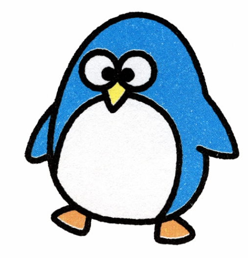 企鹅卡通动物简笔画步骤画法图简笔画gif搞笑图片