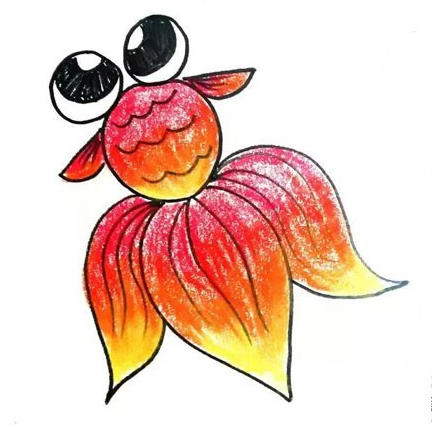 金鱼动物简笔画画法步骤图简笔画gif搞笑图片