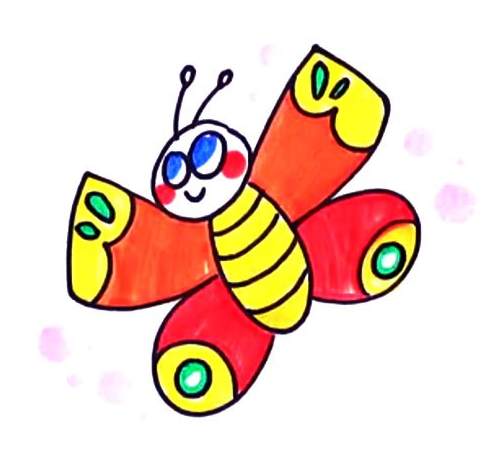 蝴蝶动物简笔画步骤画法图简笔画gif搞笑图片
