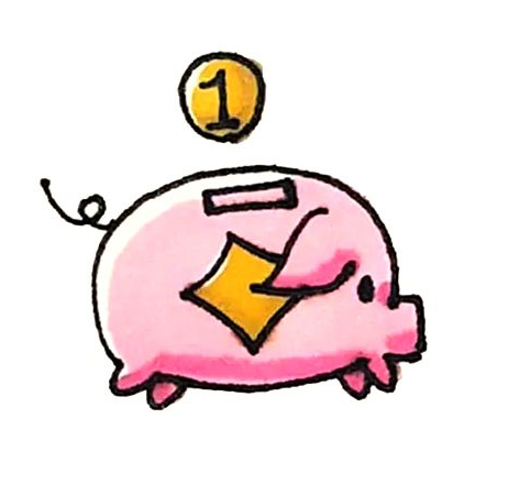 小猪存钱罐简笔画步骤画法教程图片简笔画gif搞笑图片