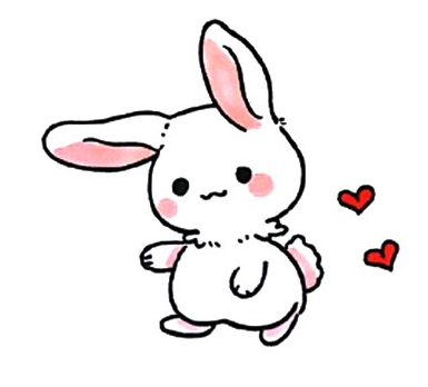 兔子可爱动物卡通简笔画微信头像简笔画gif搞笑图片