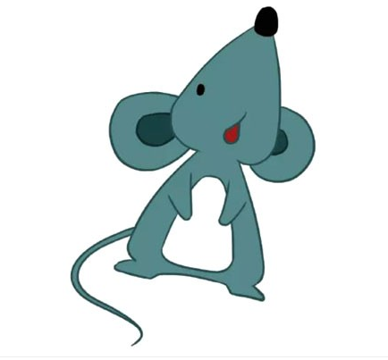 卡通老鼠动物简笔画简笔画gif搞笑图片