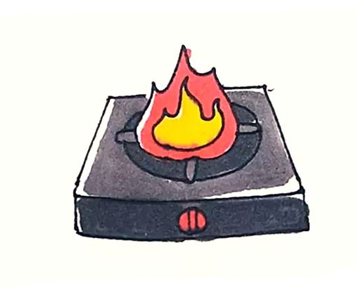 燃气灶简笔画步骤画法教程图简笔画gif搞笑图片